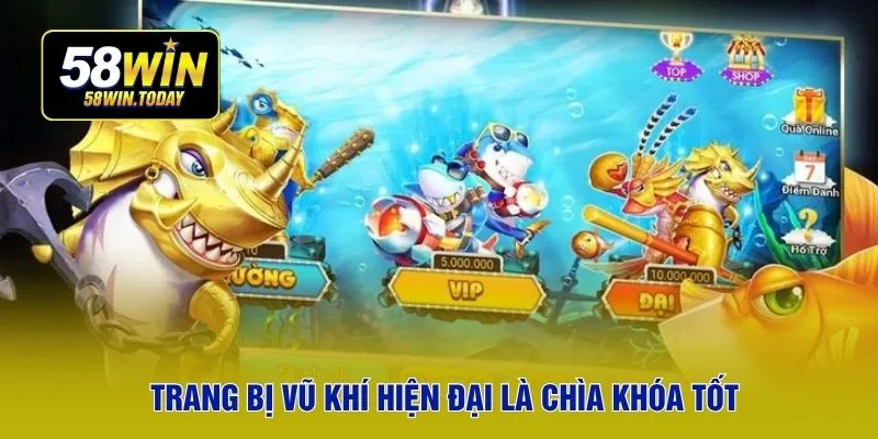 Trang bị vũ khí hiện đại là chìa khóa tốt